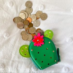 Kate Spade cactus coin purse